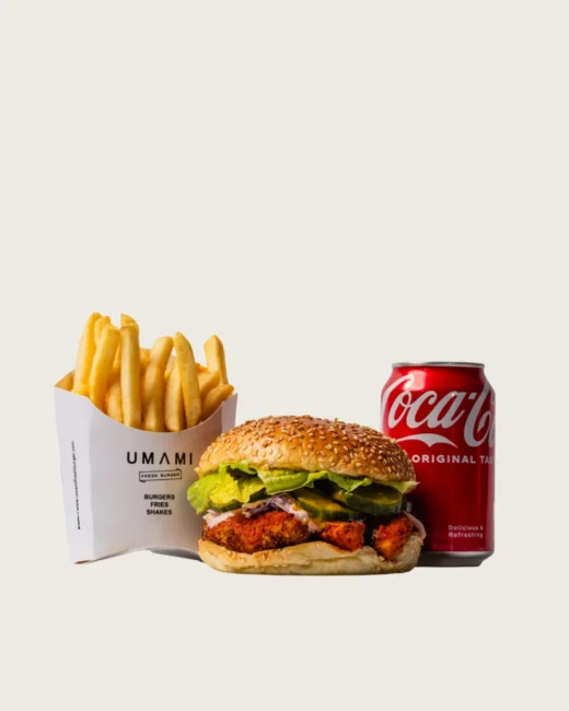Spicy Chicken Burger Meal